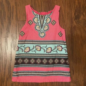 Genuine Kids By Oshkosh Pink Paisley Dress